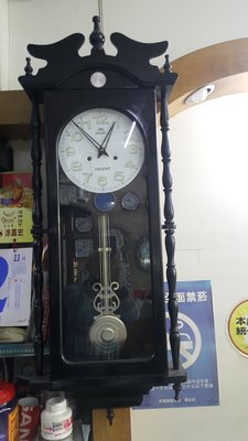 古董鐘 正德國機械鐘 65年從末修過機械上下是用青銅剛板制造至今如新走得非常標準也有落地鐘掛鐘