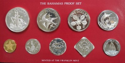 套幣 1982年 巴哈馬 Bahamas 盒裝 UNC 含銀幣