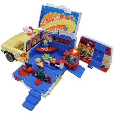 玩具總動員 三眼怪 披薩星球貨櫃收納車 多美 Tomica 皮克斯 全新 現貨 不挑盒 玩具總動員4 披薩星球貨櫃收納車