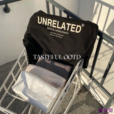 [Taseful_tw•����]  #韓國  UNRELATED ® 簡約 水洗色 純棉 寬鬆 短袖·4-暖衣閣