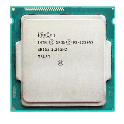 正式版 Xeon E3-1230 V3 處理器、3.3G/8M/1150、效能等同i7-4770〈自取佛心優價1799〉