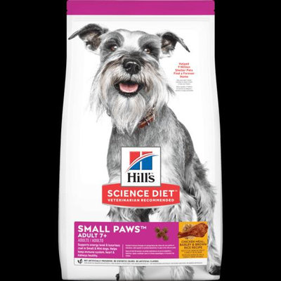 Hills 小型及迷你犬 15.5磅 雞肉、米與大麥 生活型態 7歲以上 狗飼料 希爾斯 希爾思 熟齡犬 飼料 9099