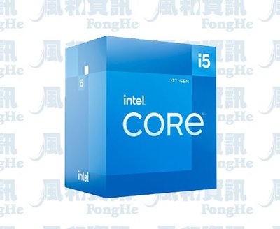 Intel Core i5-12400F CPU 中央處理器(盒裝公司貨)【風和資訊】