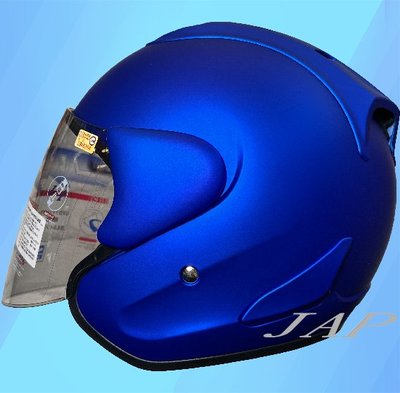 《JAP》 CBR S100 素色 平寶藍 R帽 內襯全可拆洗 半罩 復古帽 安全帽
