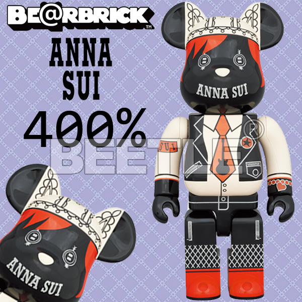 預購 BEETLE BE@RBRICK ANNA SUI RED & BEIGE 庫柏力克熊 400% | Yahoo奇摩拍賣