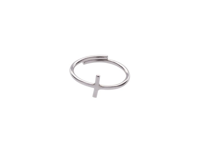 CINCO 葡萄牙精品 台北ShopSmart直營店 DOUBLE PATH RING 925純銀戒指 十字架戒指