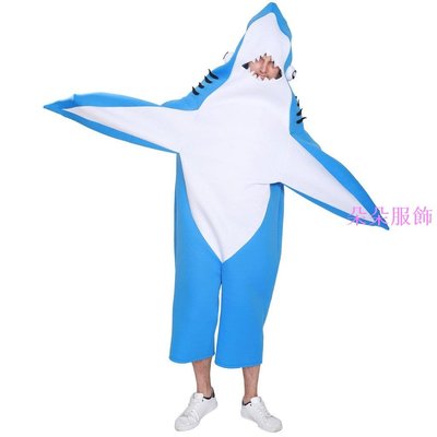 工廠供應舞臺表演服裝大鯊魚連身海綿服裝節日派對Cospaly服