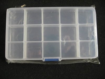 阿里不達模型雜貨舖 15格多功能零件收納盒 小號工具箱 工具盒15格