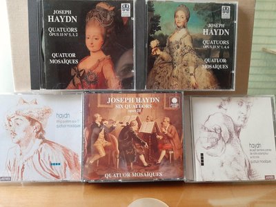 Mosaiques s.qt,Haydn-String Quartets Op.33&20 NO.1-6,OP.77 No.1-3,Op.51.瑪塞克四重奏團