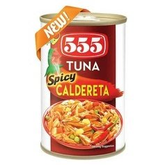 【苡琳小舖】菲律賓 555 TUNA SPICY CALDERETA 辣味鮪魚罐 155g