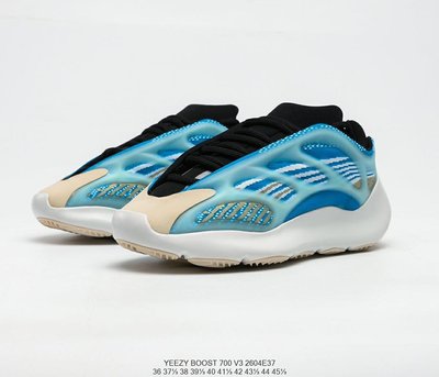 Adidas 椰子700/Yeezy Foam Runner Yeezy Boost 700 V3“ 骨架夜光”配色 休閒鞋跑步鞋運動男女