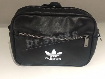 【Dr.Shoes】Adidas Mini Backpack 黑 皮革 運動休閒 雙肩包 後背包 ED5880