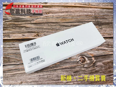 欣晨科技@Apple Watch SE 2023 GPS 鋁金屬 44mm  星光色（運動錶帶）全新未拆（配件全新）原廠保固1年