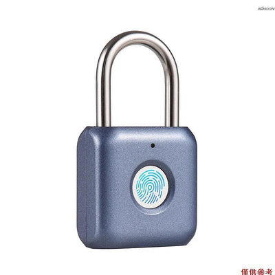 Kkmoon 迷你指紋掛鎖 USB 指紋鎖 20 指紋 IPX2 防濺防盜防盜安全掛鎖, 用於門行李箱背包櫃