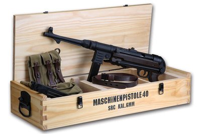 [01] SRC MP40 SR-40 CO2槍 豪華版 ( BB槍BB彈玩具槍步槍黃油槍斯登衝鋒槍二戰德國美國傘兵