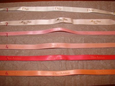 【∮魔法時光∮】Dior迪奧 CD 法國限量訂製 Miss Dior Cherie 花漾墬飾緞帶（長約47cm）