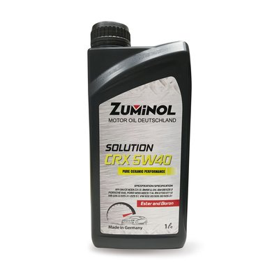 光電小舖＊德國 ZUMINOL SOLUTION CRX 5W40 酯硼瓷釉機油 1L 全合成機油 汽車保養