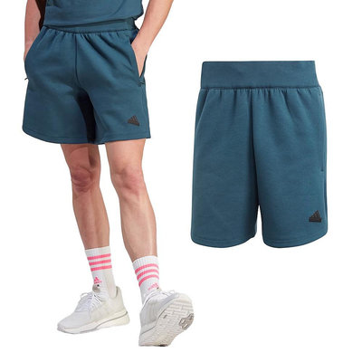 Adidas M Z.N.E. PR SHO 男 藍綠色 休閒 運動 訓練 吸濕 排汗 寬鬆 短褲 IN5095