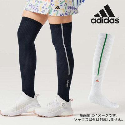 歐瑟-adidas 阿迪達斯女用高爾夫棕櫚樹膝上襪(深藍) #IB0473