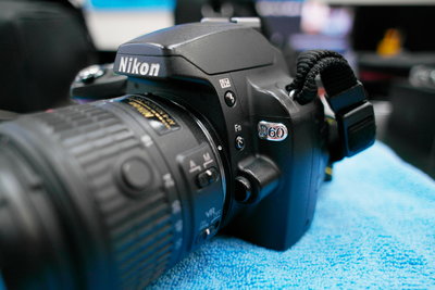 Nikon D60+18-55mm 單機身+鏡頭 9成新 附充電器