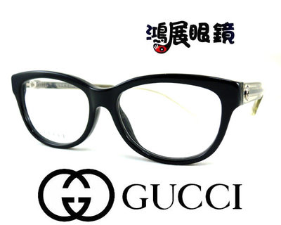 GUCCI歐風復古光學眼鏡 GG-3758/F C/YPP 嘉義店面 公司貨【鴻展眼鏡】