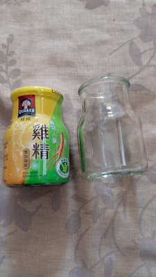 【紫晶小棧】桂格 玻璃空瓶 空瓶 空罐 玻璃瓶 玻璃罐 飲料罐 手作 擺飾 DIY 收納 68ML (現貨10個)