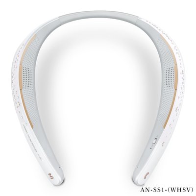 3C拍賣天下 SHARP 夏普 AN-SS1  施華洛世星鑽珍珠白 WHSV 耳機 Sound 頸掛式藍牙 耳機 揚聲器