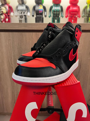 ~THINKEDDiE~全新正品現貨Nike Air Jordan 1 High Satin Bred FD4810-061