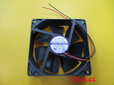 【全冠】EVERCOOL風扇 9.2*9.2*2.5公分 DC12V0.15A 2線EC9225M12EA(VN4544
