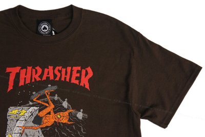 【 K.F.M 】THRASHER Neckface Invert T-Shirt 藝術家合作款 Logo 短T 短袖