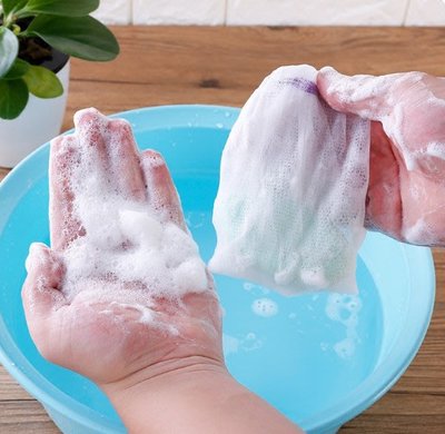 【桑奇小舖】(現貨) 肥皂起泡網袋 洗手 香皂袋 肥皂袋