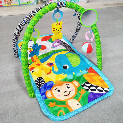 音樂遊戲毯寶寶布藝健身架爬行遊戲墊益智玩具0-12月-1-2歲