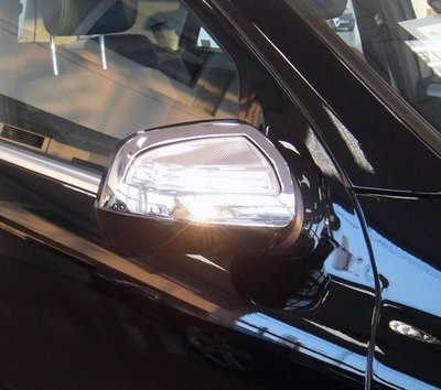 IDFR ODE 汽車精品 BENZ GL X164 05-09 鍍鉻後視鏡蓋 電鍍後照鏡蓋