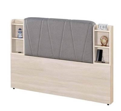 【生活家傢俱】JH-362-1：5尺USB插座雙人床頭片 台中家具 加厚床頭板 皮革 低甲醛木心板 台灣製造
