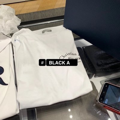 【BLACK A】特價🉐️ 精品D!or 2021ss春夏新款ATELIER 短袖T恤 白色／黑色