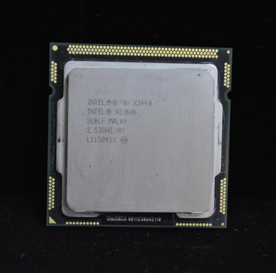 Intel XEON X3440 4核8線正式版 (1156 2.53G 8M 95W 4C8T) 非 X3430