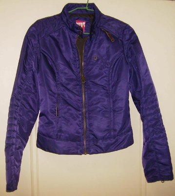 專櫃正品miss sixty全新紫色騎士風格夾克外套