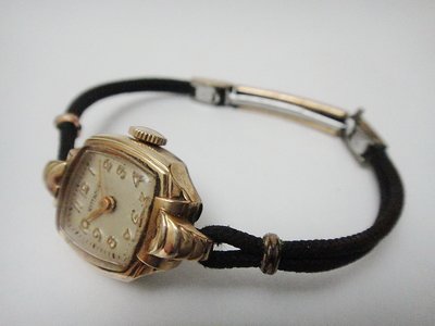 【timekeeper】 50年代瑞士名錶Wittnauer詠雅華17石包金機械淑女錶(免運)