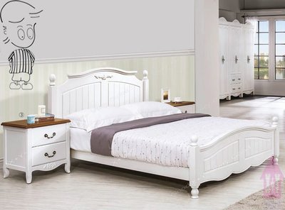 【X+Y時尚精品傢俱】現代雙人床組系列-瑪莎 5尺白色雙人床台.含床架不含床頭櫃.另有6尺和單人.摩登家具