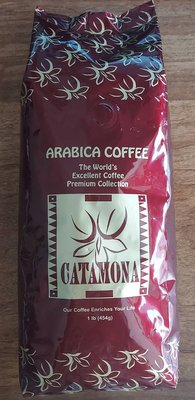 ~* 品味人生 *~卡塔摩納 CATAMONA 阿拉比卡咖啡豆 義大利式濃縮咖啡 1磅