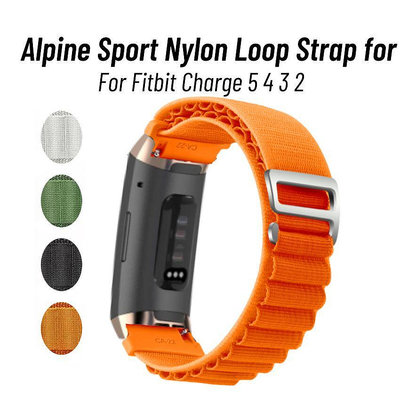 適用於 Fitbit Charge 5 4 3 錶帶 Alpine 戶外尼龍錶帶, 適用於 Fitbit Charge