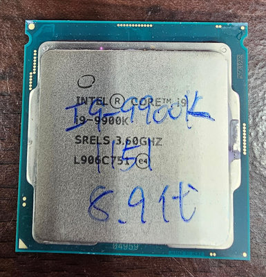 Intel  Core I9-9900K   拆機良品 無風扇