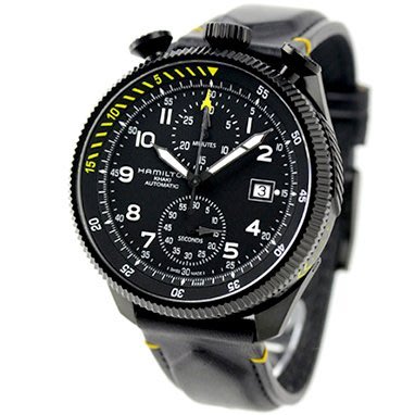 HAMILTON 漢米爾頓 手錶 機械錶 限量 46mm 飛行員 航空錶 H76786733