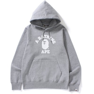 【IMPRESSION】A BATHING APE COLLEGE PULLOVER HOODIE 猿人頭