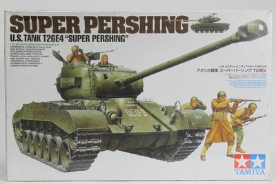 【統一模型】TAMIYA田宮《二戰美國裝甲戰鬥車輛- 超級潘興坦克系列 T26E4》1:35 # 3531【缺貨】
