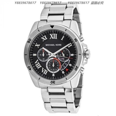 美國代購Michael Kors MK8438 男錶 MK 不鏽鋼三眼計時手錶 流行腕錶  美國正品