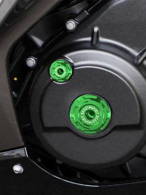 靈獸適用川崎Z400發動機螺絲改裝配件NINJA400摩托車磁電機邊蓋