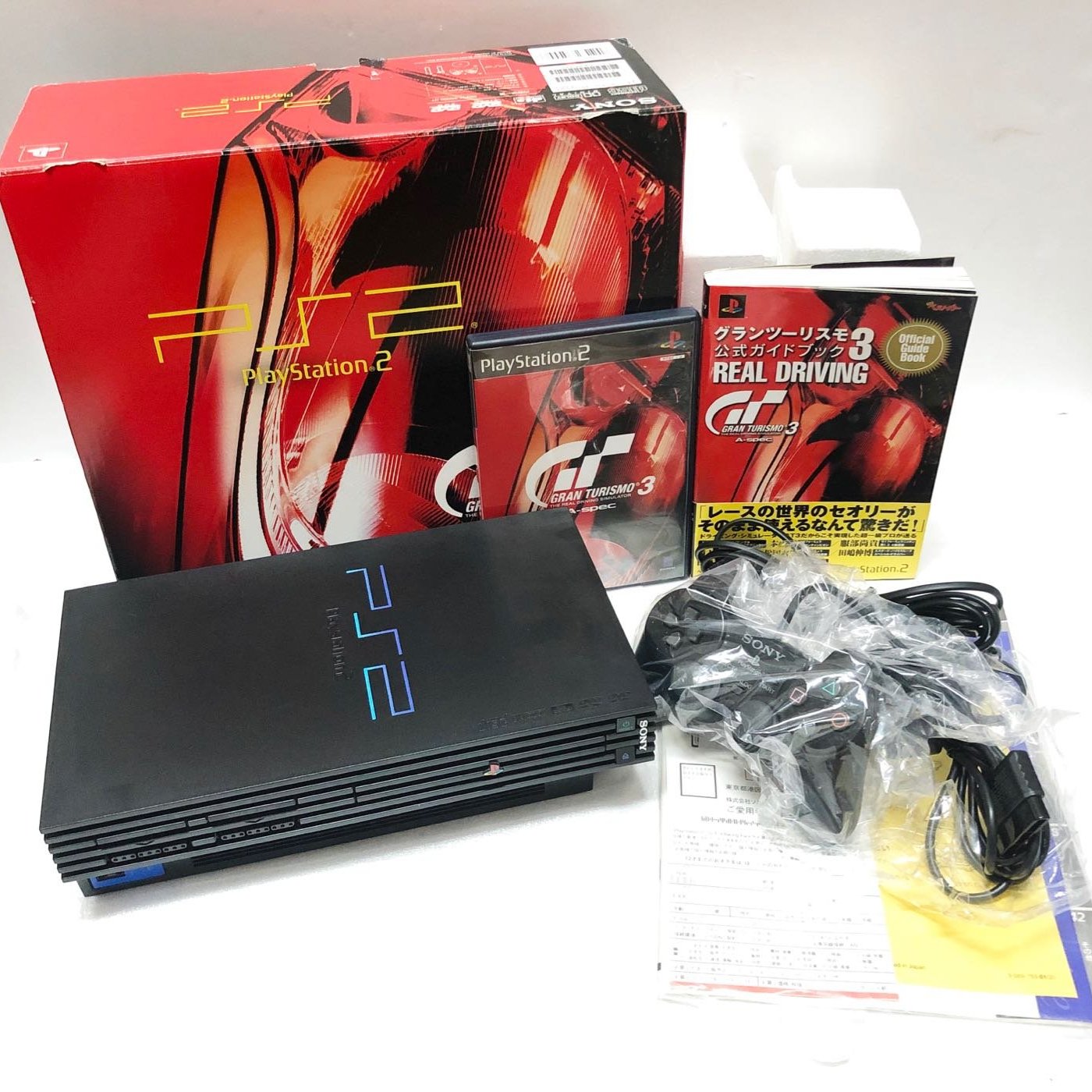 Sony PlayStation 2 PS2 SCPH-35000GT GT3限量主機同捆包 （日本製）