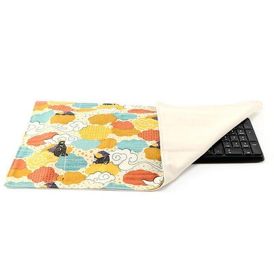 保護袋 中國風 熊鍵盤防塵罩蓋布 通用型擋灰遮蓋臺式電腦機械鍵盤防塵布