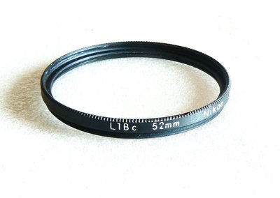 【悠悠山河】Nikon L1BC 原廠保護鏡 52mm 螺紋口徑 黃銅框+多層膜光學玻璃